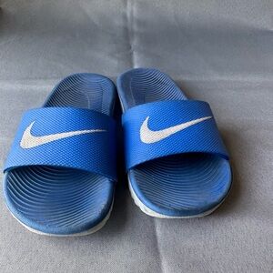 Nike Blue Slide Sandals